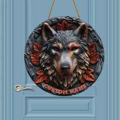 Personalized Door Sign Featuring Your Name and Favorite Animal or Figure