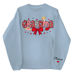 sweatshirt -light blue