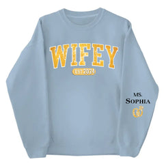 sweatshirt -light blue