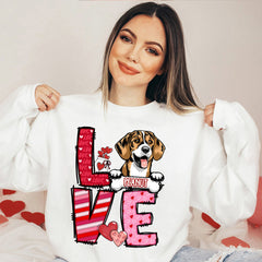 Love Dog Pet Personalized Sweatshirt Hoodie T-shirt