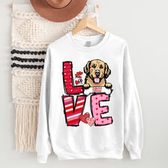 Love Dog Pet Personalized Sweatshirt Hoodie T-shirt